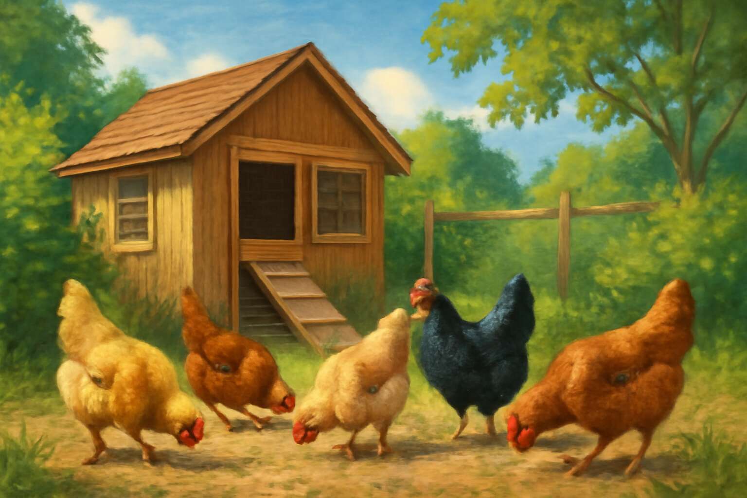 chicken farming at home