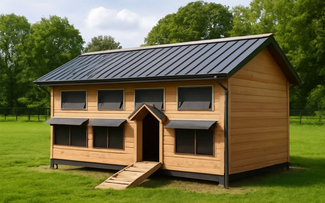 Efficient Designs for a Comfortable and Productive House for Chicken Farming