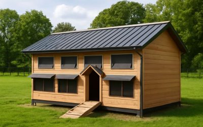 Efficient Designs for a Comfortable and Productive House for Chicken Farming