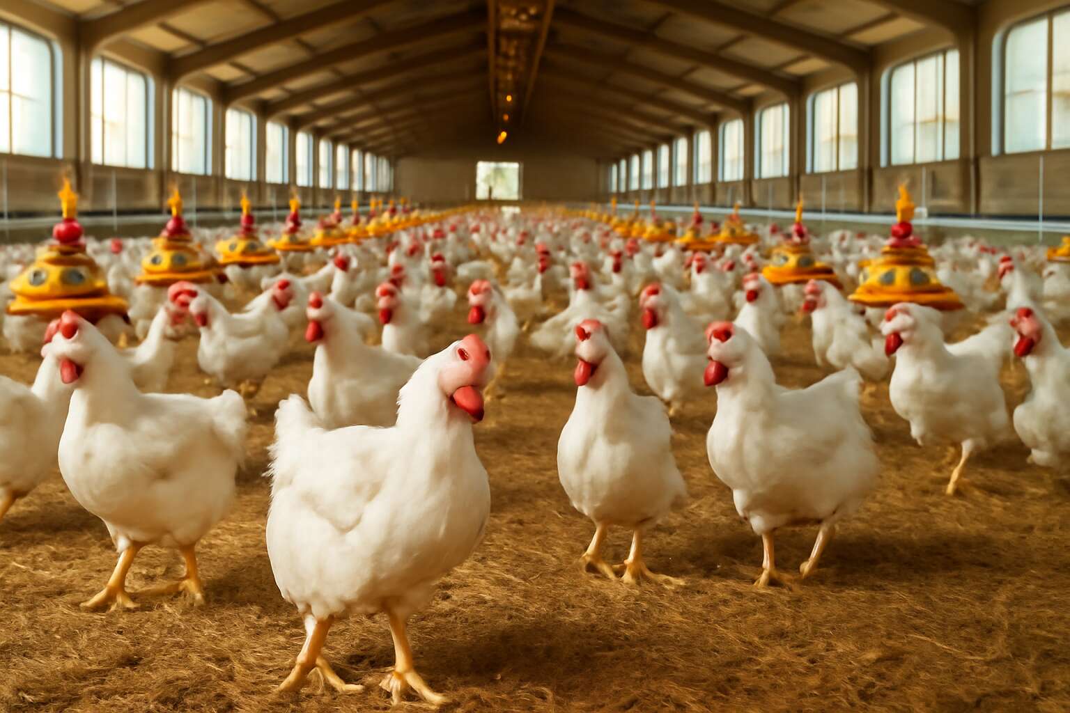 chicken farming for meat