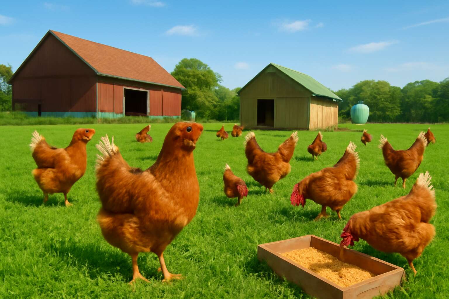 what is organic chicken farming
