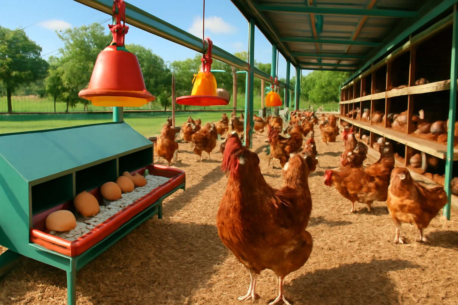 chicken farming equipment