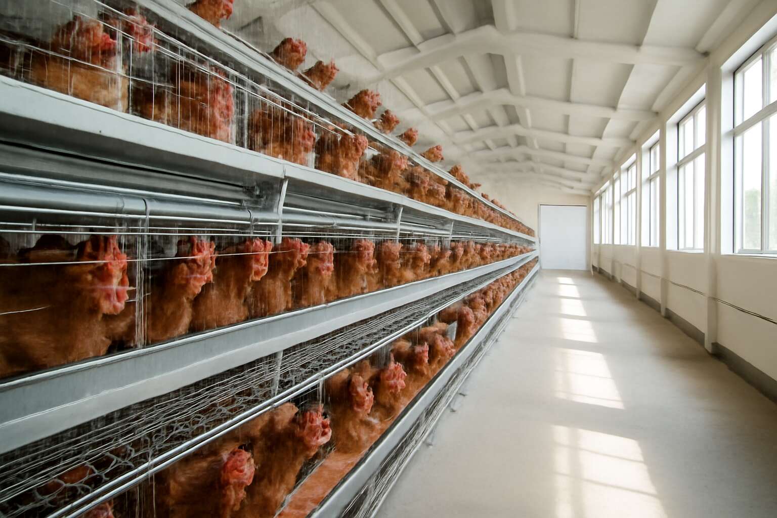 chicken farming cages