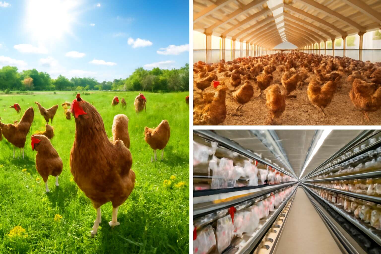 types of chicken farming